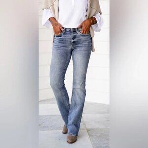 Judy Blue Mid Rise Bootcut Jeans